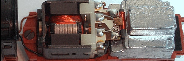 Motor im Tender der BR 01.1 von Fleischmann