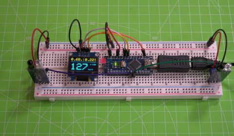 Versuchsaufbau MoBa-Speed for Arduino und Messwerte
