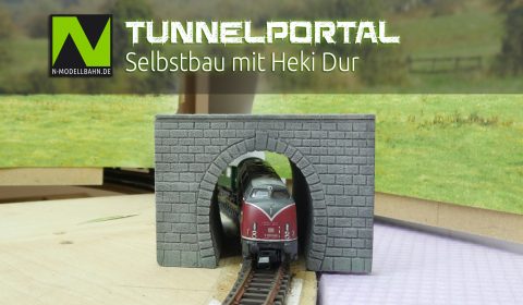 Tunnelportal Selbstbau Heki-Dur